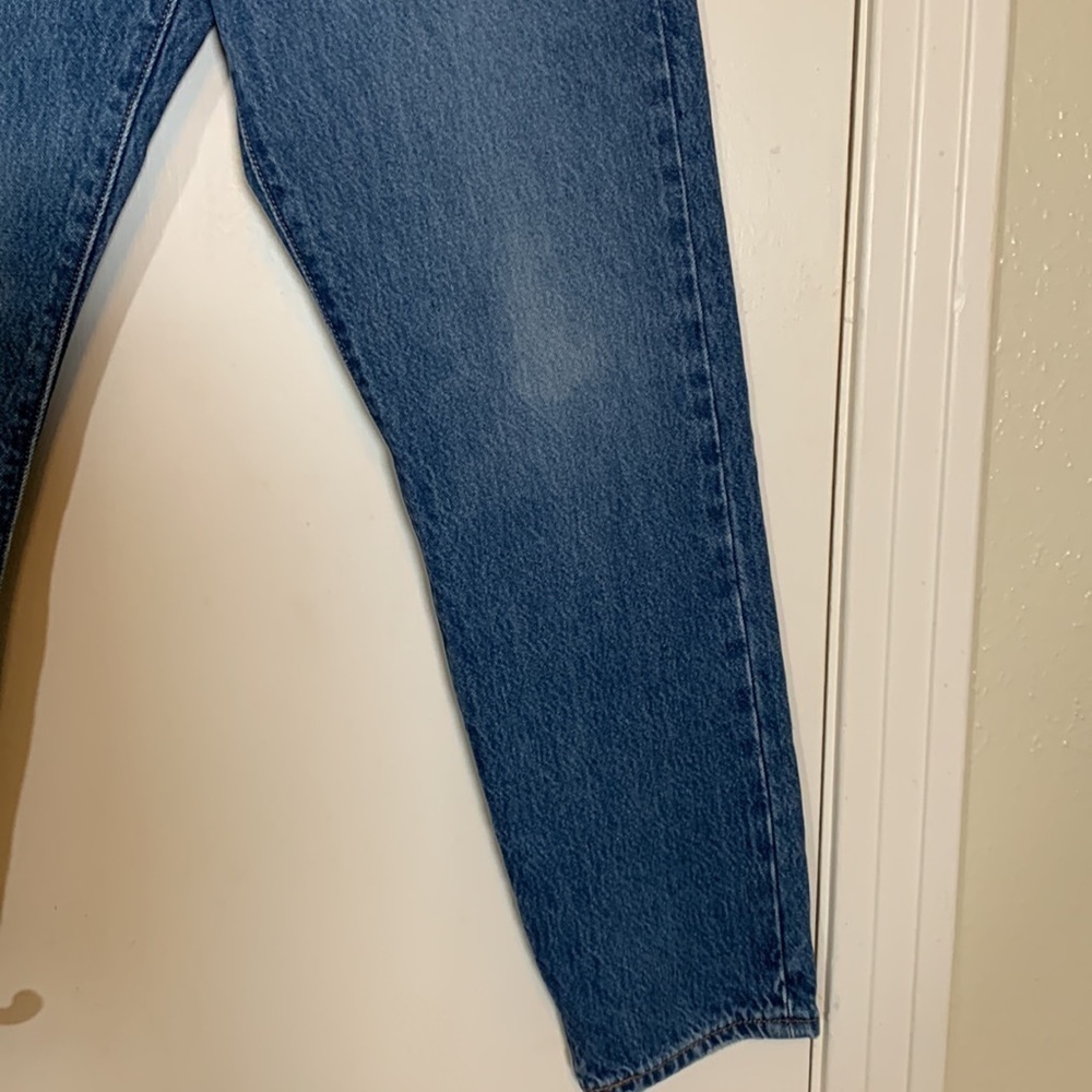 NWT Levis’ Premium Wedgie High Rise Tapered Leg Cotton Jeans, 27 waist - Picture 3 of 10